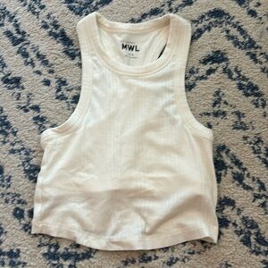 Madwell cropped tank size small in perfect condition